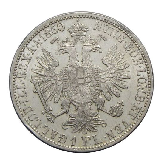 Ferenc József 1860A 1 Florin