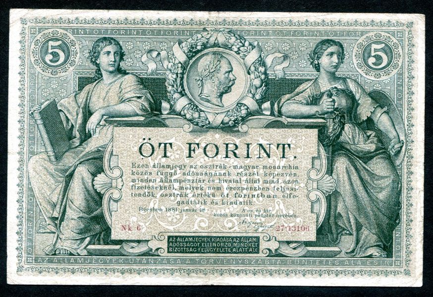 1881 5 Gulden