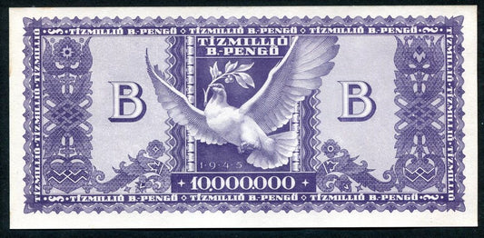 1946 10 millió B.-Pengő