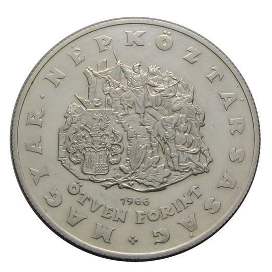 1966 50 Forint Zrínyi Miklós proof like