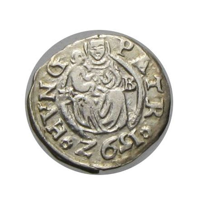 Rudolf 1592 KB denár