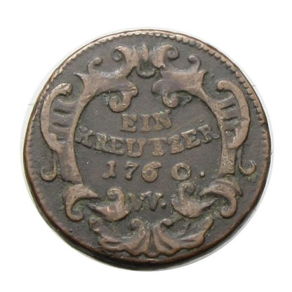 Lotharingiai Ferenc 1760 W 1 krajcár