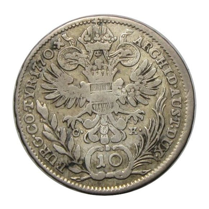 Mária Terézia 1770 CK 10 krajcár