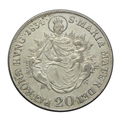 Ferenc 1834 B 20 krajcár