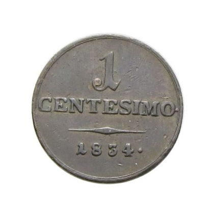 Ferenc 1834 M 1 centesimo