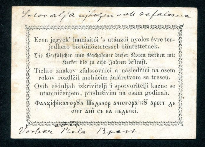 1849 15 krajcár