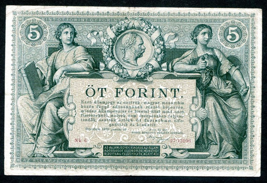 1881 5 Gulden