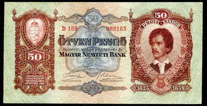 1932 D 50 Pengő