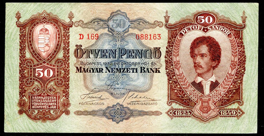 1932 D 50 Pengő