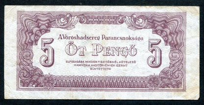1944 5 Pengő Vörös Hadsereg