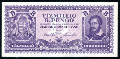1946 10 millió B.-Pengő