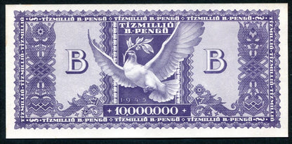 1946 10 millió B.-Pengő