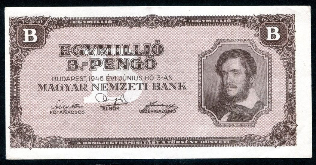 1946 1 millió B-Pengő