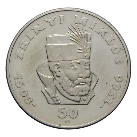 1966 50 Forint Zrínyi Miklós proof like