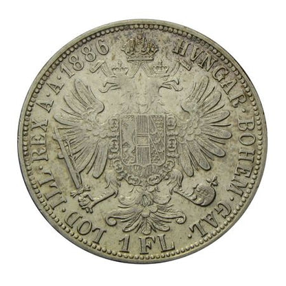 Ferenc József 1886 1 Florin