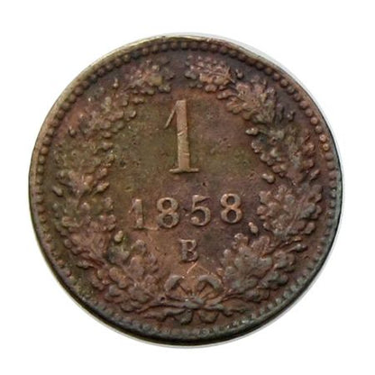 Ferenc József 1858B 1 krajcár
