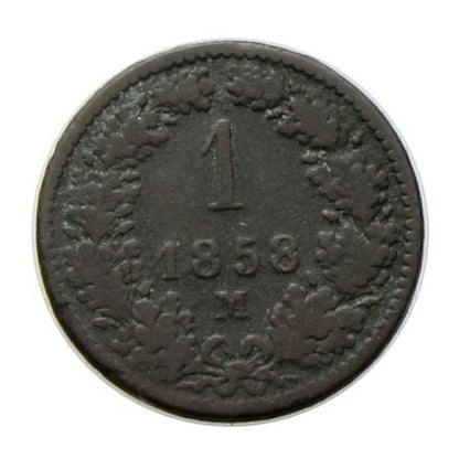 Ferenc József 1858M 1 krajcár