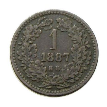 Ferenc József 1887KB 1 krajcár